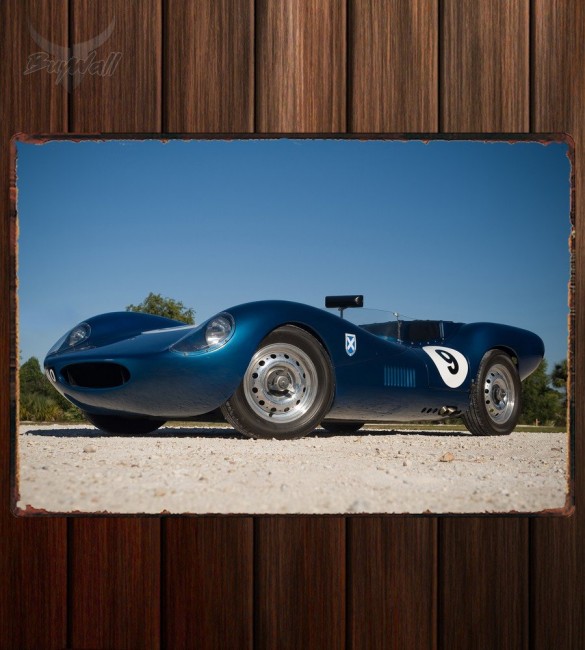 Металлическая табличка Tojeiro Jaguar Sports Racer Металлическая табличка Tojeiro Jaguar Sports Racer